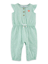 Child of Mine by Carter&#39;s Baby Girls&#39; One Piece Jumpsuit Mint Green 12M - $24.99