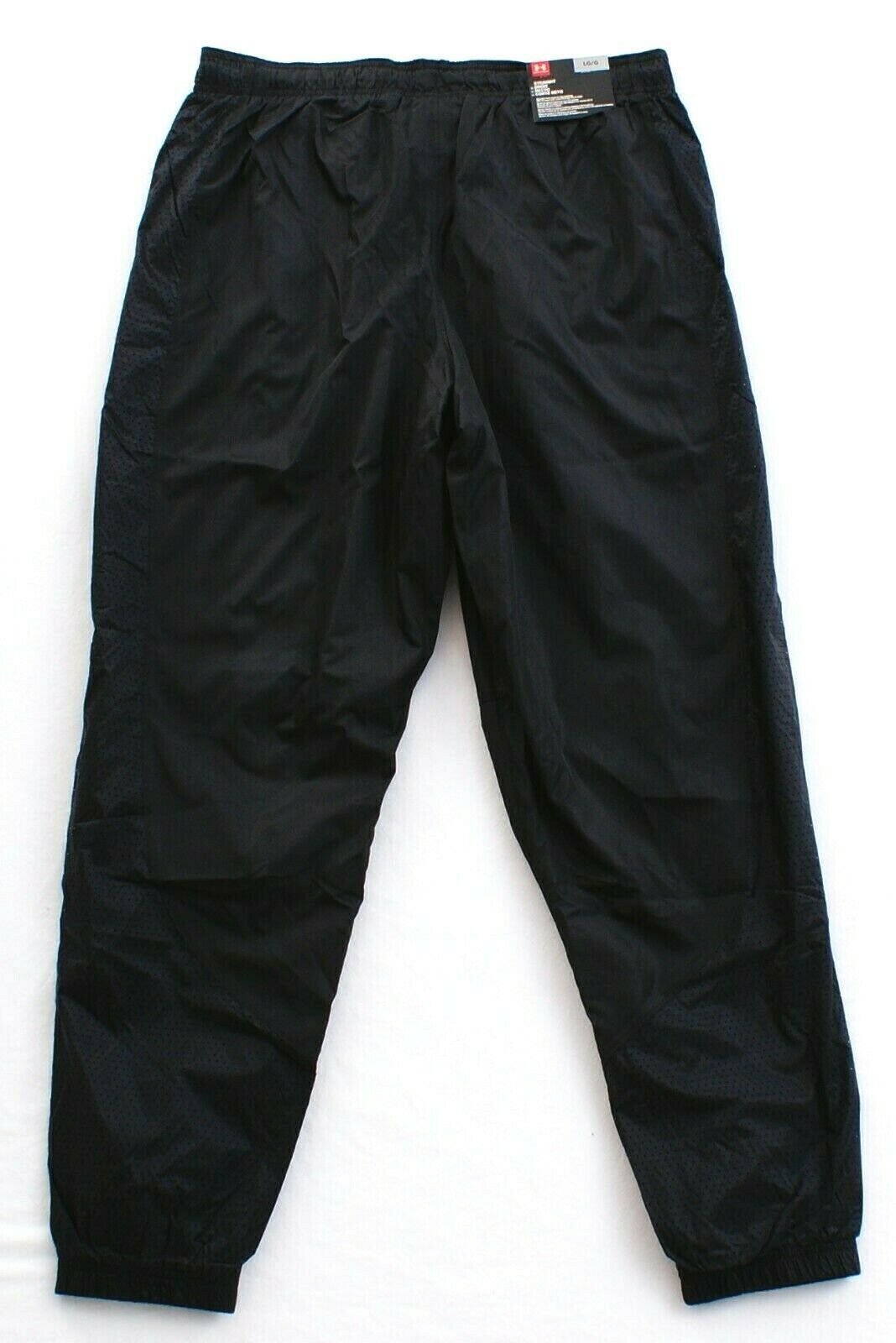 Under Armour Black UA Sportstyle Mesh Lined Wind Pants Men's NWT - Pants