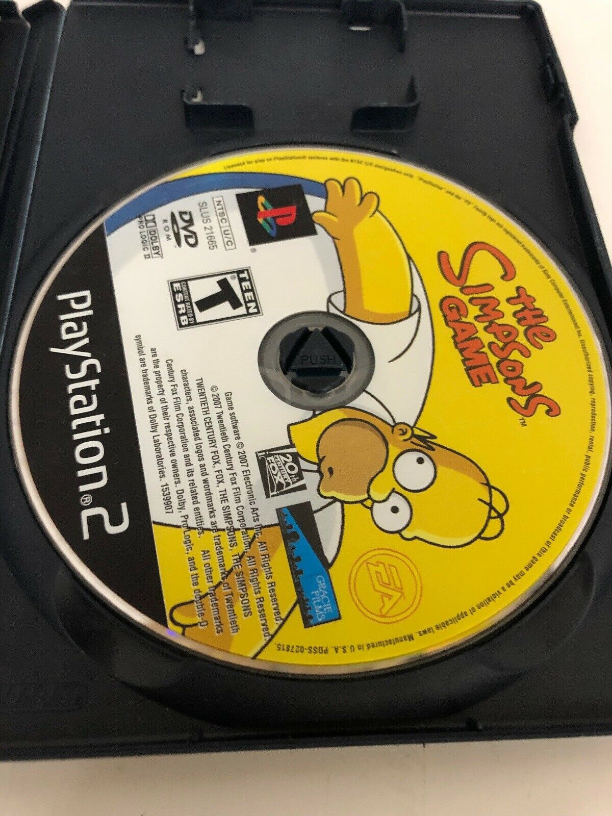 The Simpsons Game (Sony PlayStation 2 PS2, 2007). Complete. Tested ...