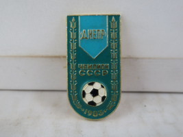 Vintage Soviet Soccer Pin - Dnipro Dnipropetrovsk 1983 Champions - Stamped Pin - $19.00