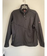Swiss Tech Mens Performance Jacket Softshell Medium 38-40 Black Zip Flee... - $24.74