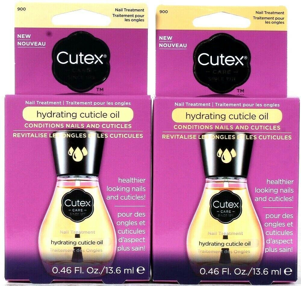 2 Ct Cutex Care 0.46 Oz Hydrating Cuticle Oil Healthier Looking Nail