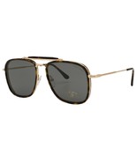 Tom Ford Huck 665 52A Gold Tortoise Men’s Sunglasses Gray Lens 58-17-145 W/Case - $137.81