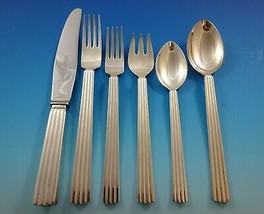 Bernadotte by Georg Jensen Silverplated Flatware Set For 8 Service 48 Pi... - $3,762.00