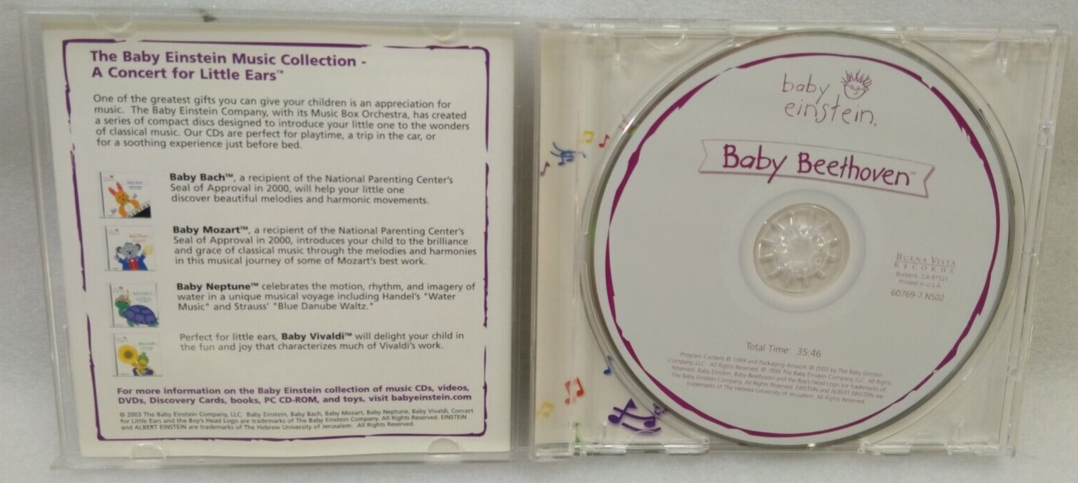 CD Baby Einstein: Baby Beethoven by Baby Einstein (CD, 2003, Buena ...