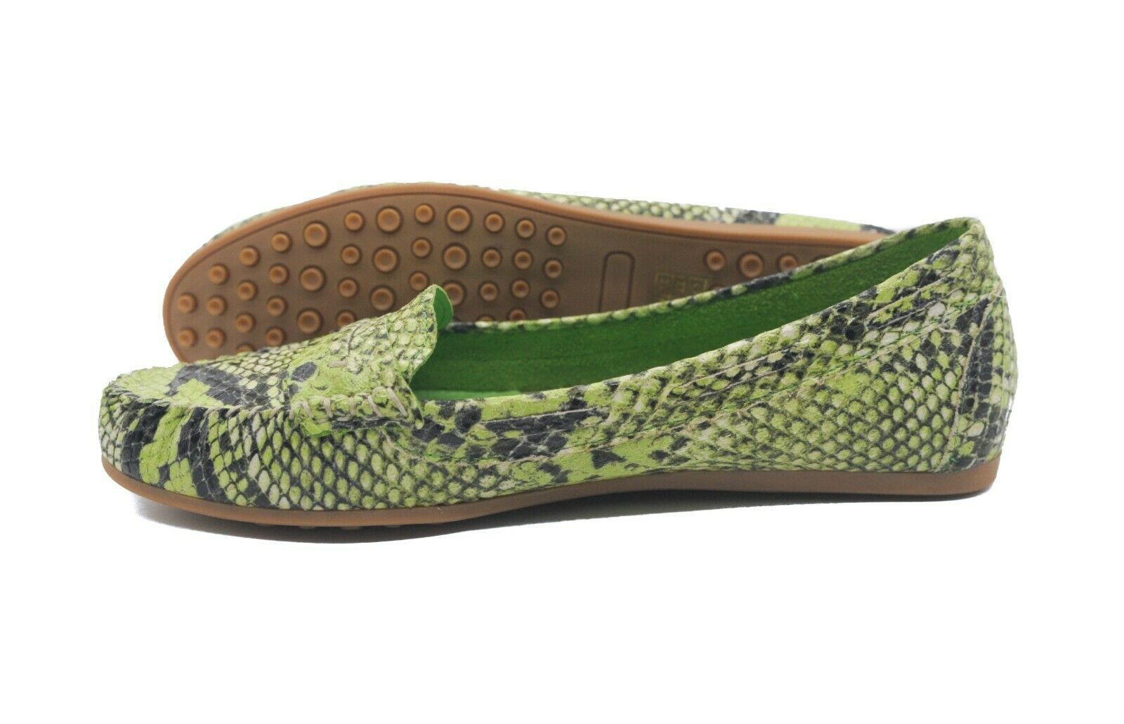 womens snake skin loafers