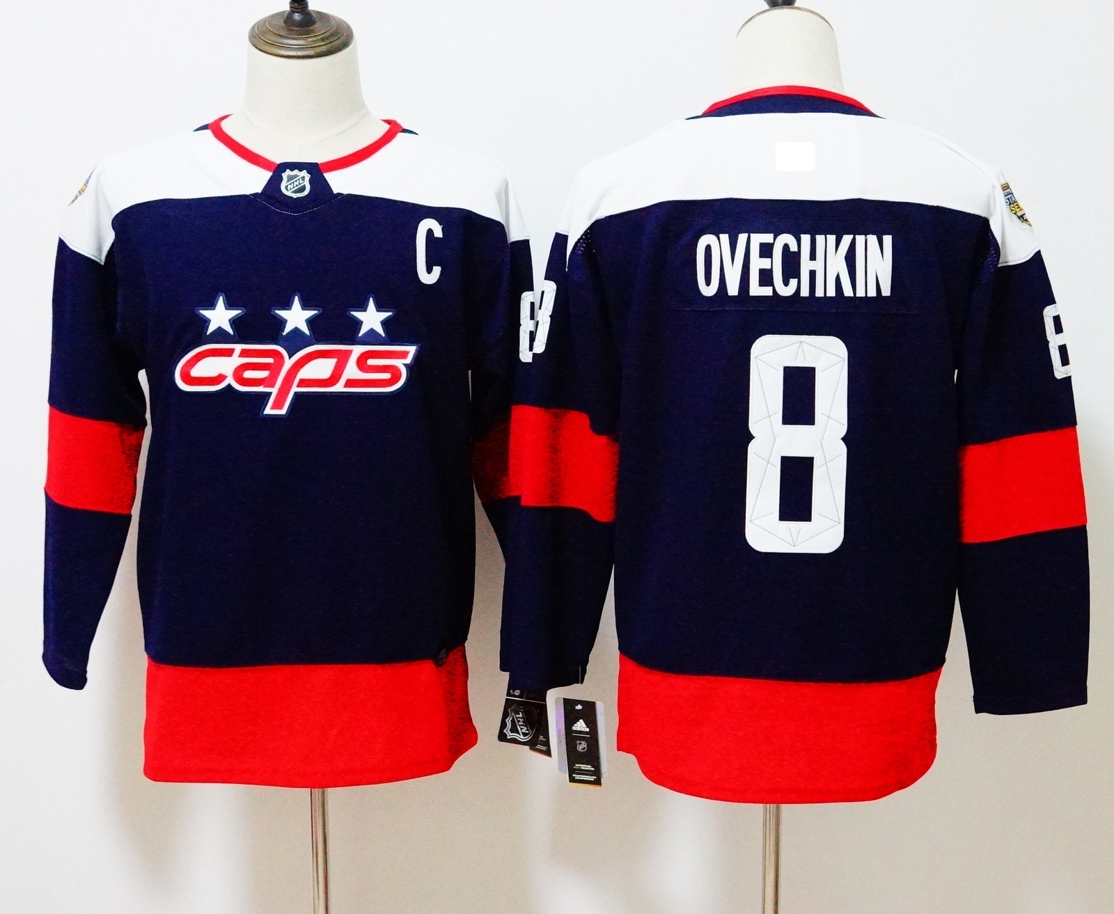 Youth/Kids 2018 Stadium Series Washington Capitals 8 Alex Ovechkin