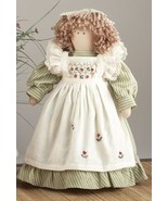 Primitive Doll  41414- Doll Green w/Basket  - $17.95