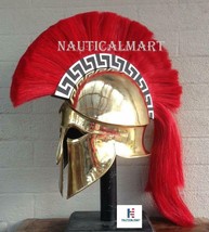 Medieval Epic Wearable Greek Corinthian Helmet Free Leather Liner Knight Helmet