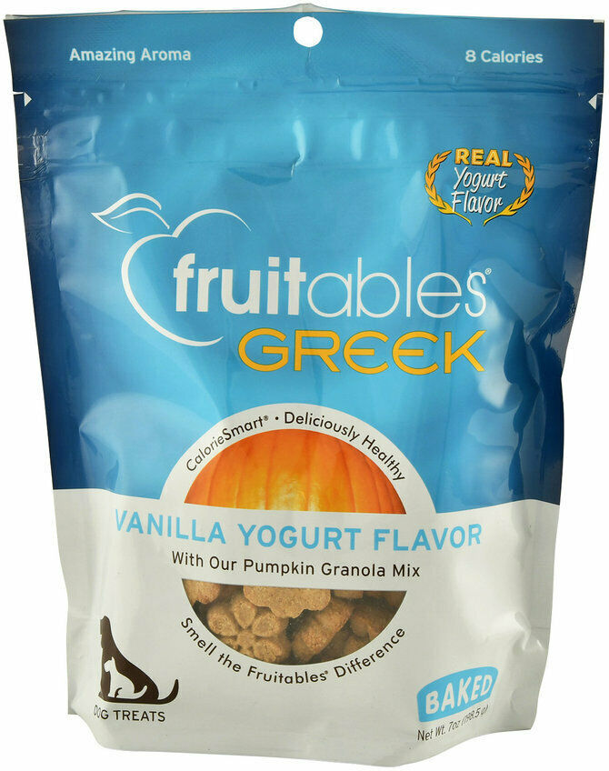 Greek Yogurt Treats for Dogs Vanilla Contains no wheat 7 oz