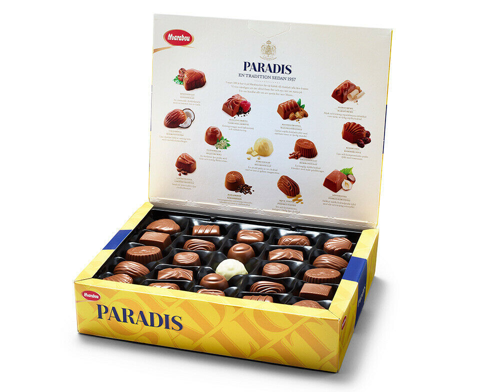 Marabou Paradis 500 gram Chocolate Pralines Made in Sweden