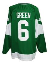 Any Name Number New England Whalers Retro Hockey Jersey Green Any Size image 2