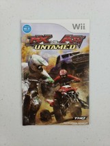 Nintendo Wii MX Vs ATV Untamed Instruction Manual Booklet Insert Book Only - $6.65