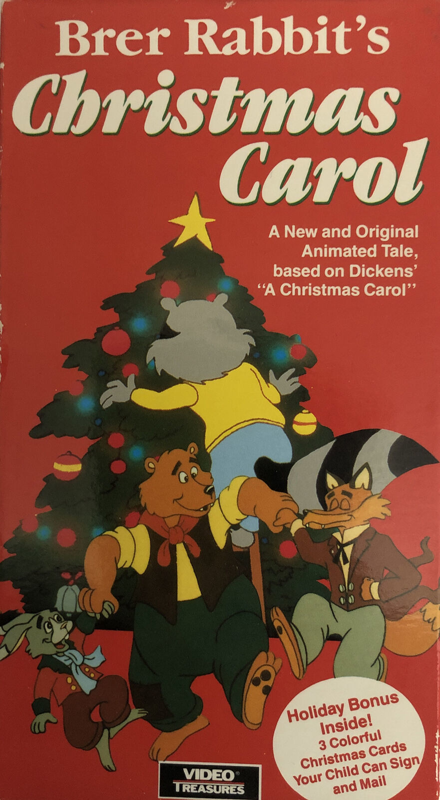 Brer Rabbit's Christmas Carol By Video Treasurers(VHS 1992)TESTED-RARE ...