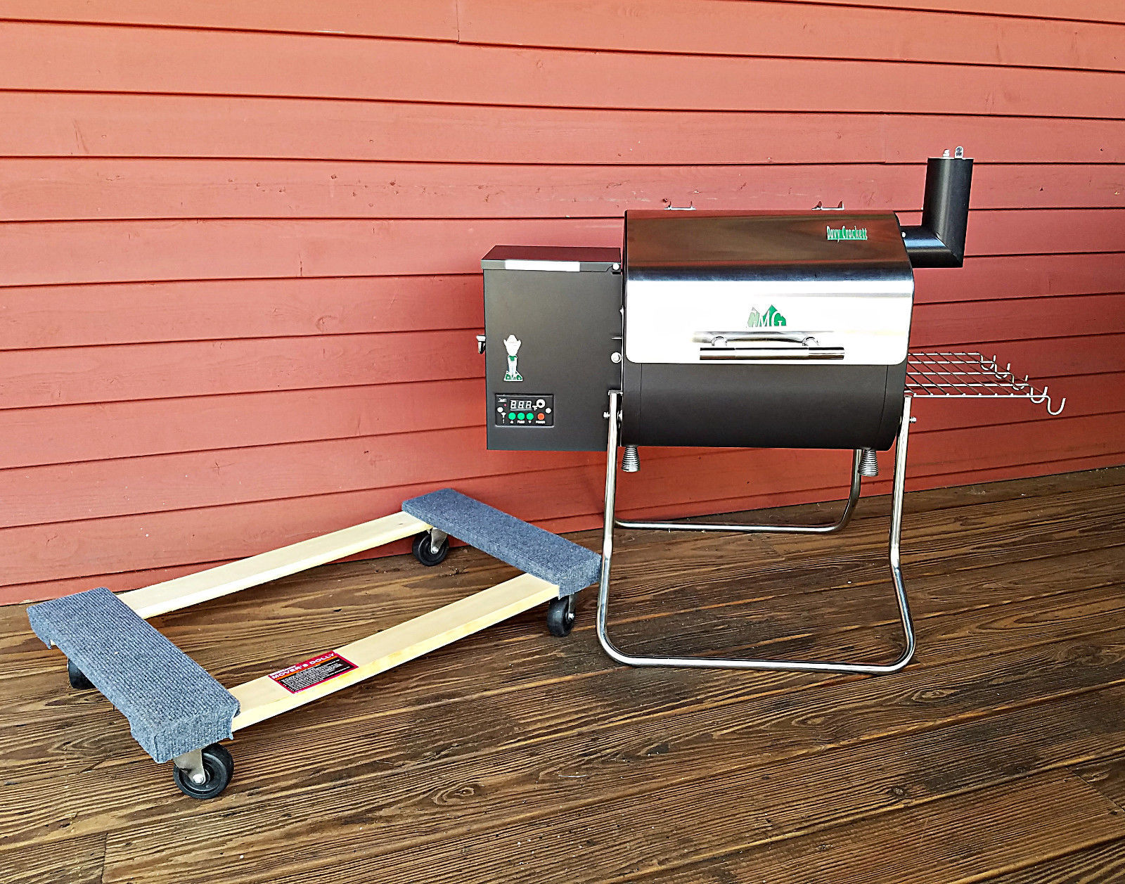 GMG Davy Crockett 12V Wood Pellet Grill WiFi, DCWF + PORTABLE DOLLY