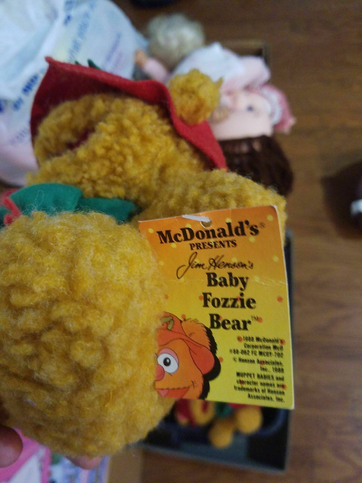 mcdonalds baby fozzie bear 1988