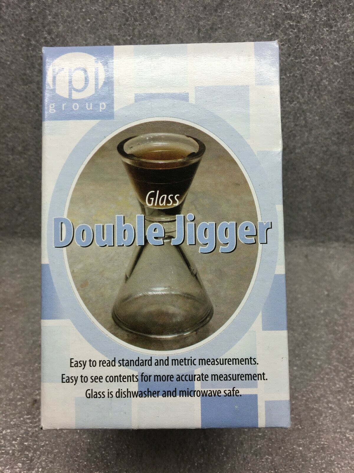 DOUBLE JIGGER GLASS SHOT EASY TO READ STANDARD AND METRIC Shot Glasses