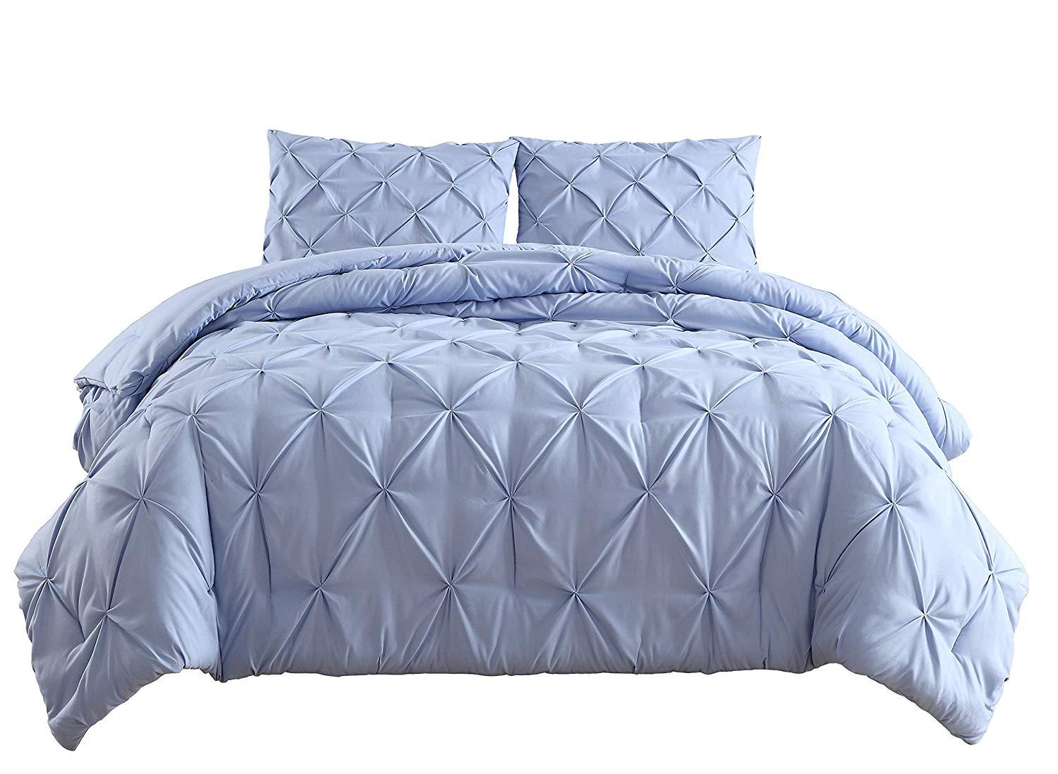 light blue comforter king