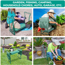 Garden Kneeler and Outdoor Seat with Tool Bags - Also Useful for Other Work image 3