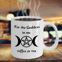 Wicca mug - For the goddess in me - Pagan Occult wiccan coven ritual accessories - £15.46 GBP