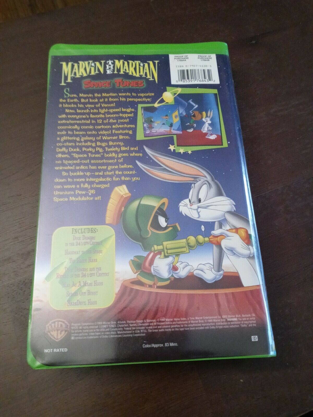 Marvin the Martian - Space Tunes (VHS, 1999, Clamshell) Looney Tunes ...