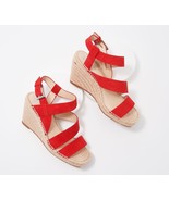 Vince Camuto Suede Espadrille Wedges - Martissy   7 1/2M - $58.19
