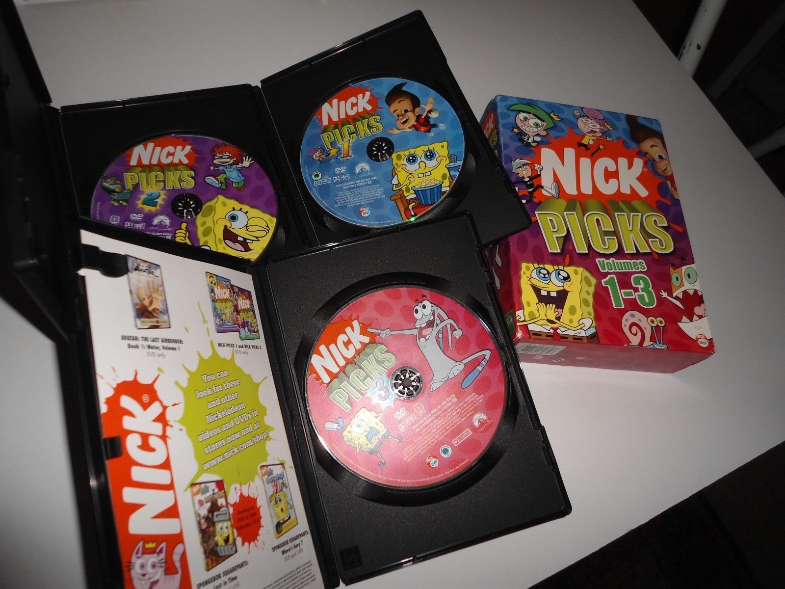 Nickelodeon Nick Picks Collection Volumes 1 3 3 Dvd Box Set Boxed Set Vol 12 Dvd Hd Dvd 0414