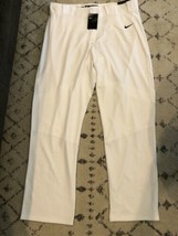 Nike Bsbl Vapor Pro Baseball Pant Size 3XL (3 Extra Large) Long White New! - $27.72