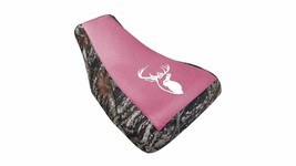 Fits Honda Rancher TRX 420 Seat Cover 2015 To 2017 Pink Top With Logo Ca... - $36.99