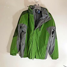 Quest Mens Olive Green Snowboard Winter Ski Coat Zip Out Lining Sz XL - $46.74