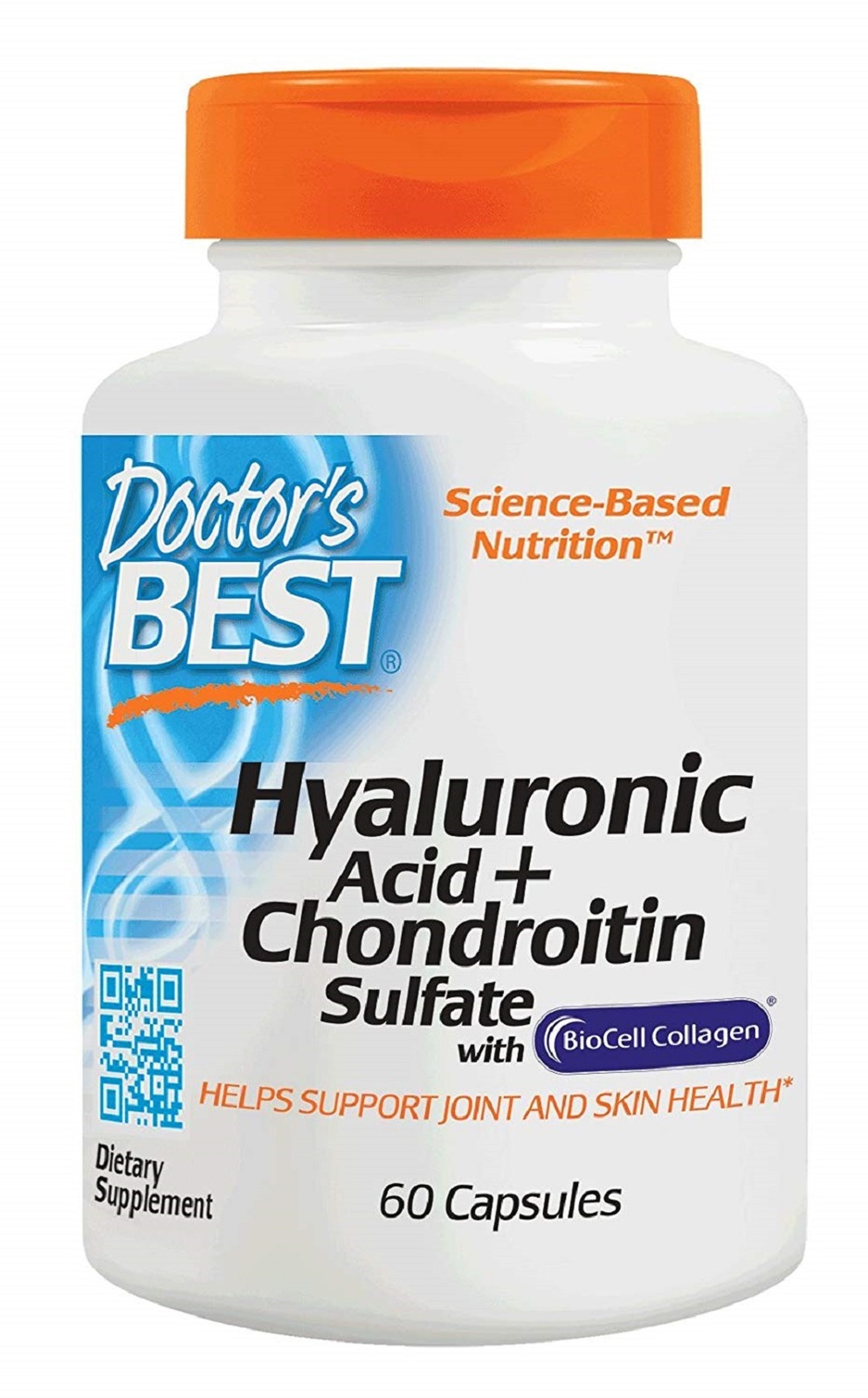 Hyaluronic Acid with Chondroitin Sulfate Joint Support and Skin Health 60 Caps