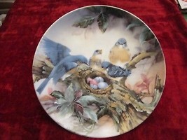 BLUEBIRD Song of Promise LENA LIU collector plate NATURE&#39;S POETRY #2 - $19.95