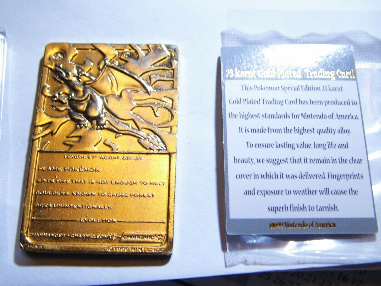 Charizard 23k Gold Plated Pokemon Trading And 42 Similar Items