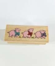 Hero Arts Three Little Pigs Border Rubber Stamp 1991 - $10.98