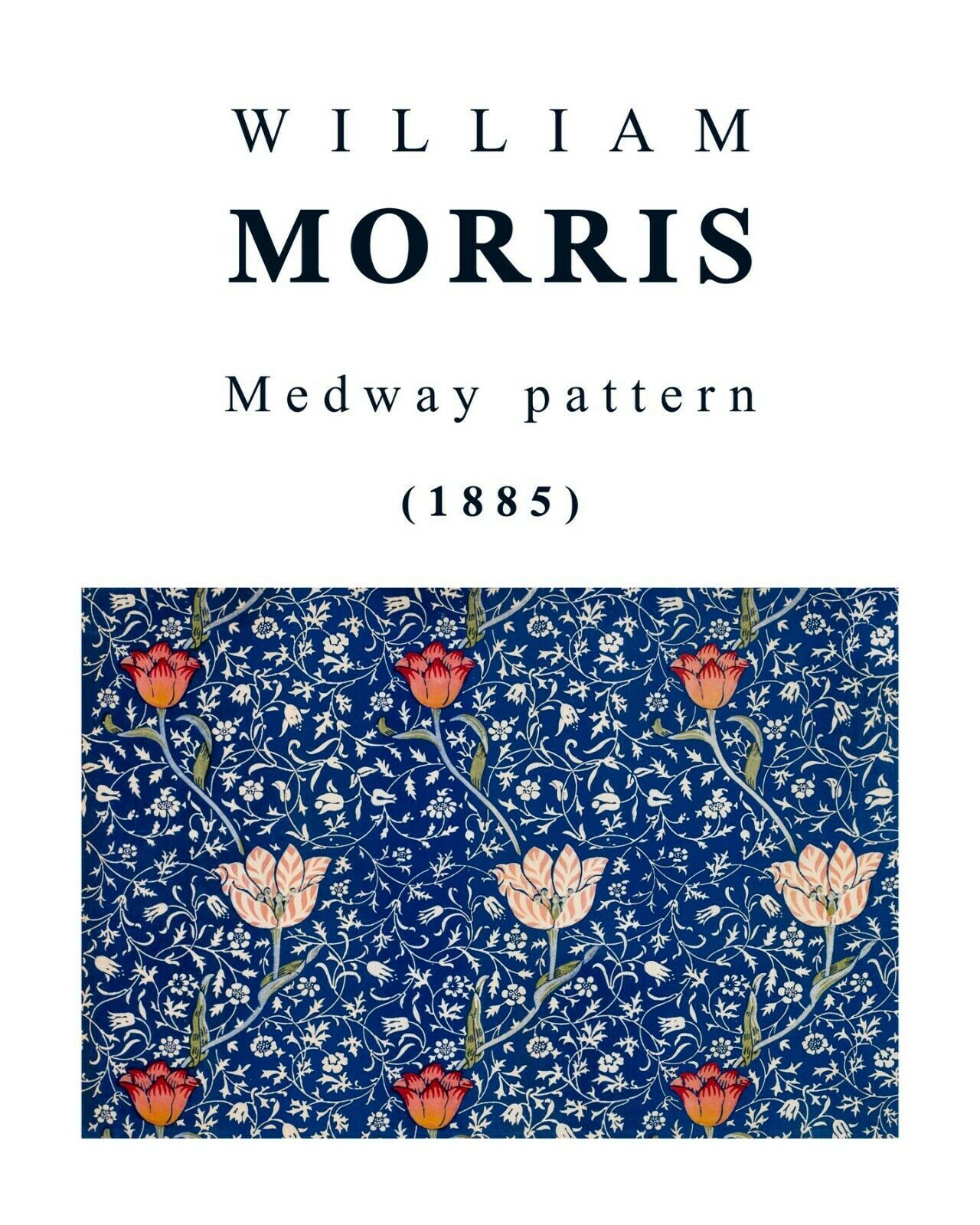 12372.Decoration Poster.Home wall art design.Morris painting.Medway Pattern