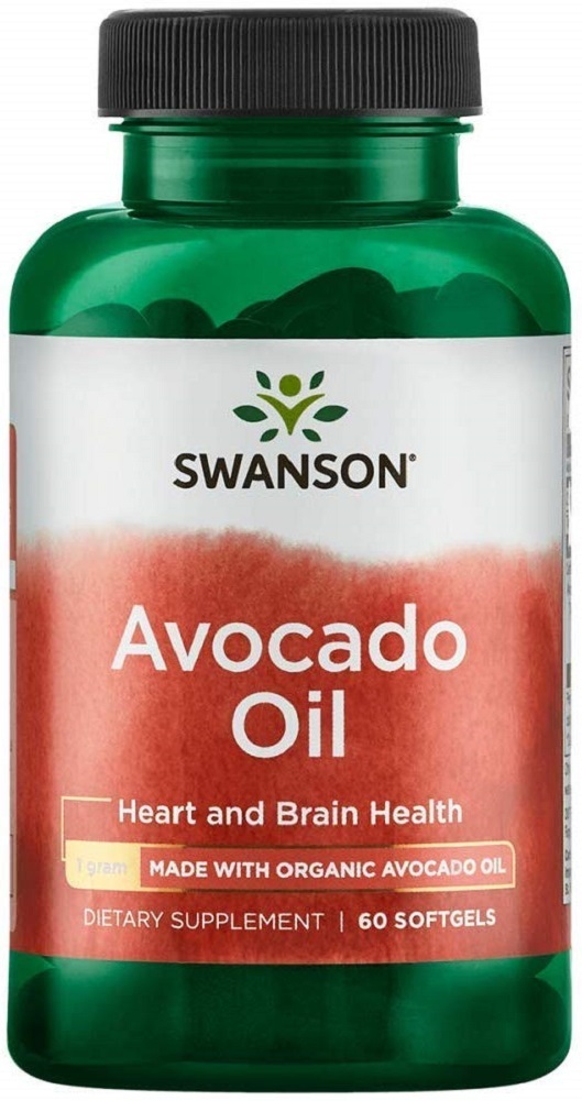 Swanson Avocado Oil 1 Gram 60 Sgels