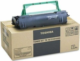 Toshiba TK18 (TK-18) Brand New Original (Oem) Toner Kit For Use In DP-80F/DP-85 - $22.50