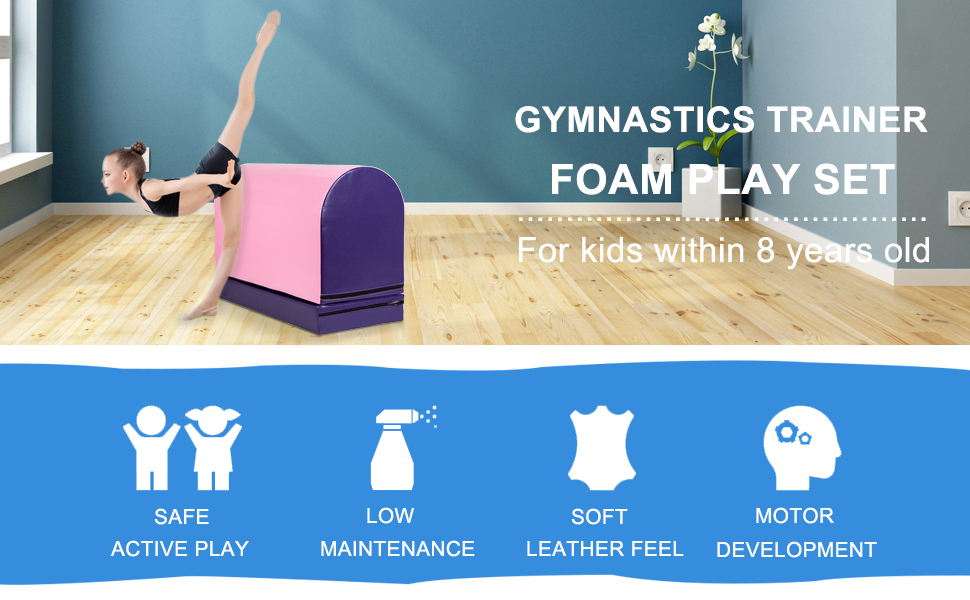 Gymnastics Mailbox Tumbling Aid Trainer,Mat Mailbox , Trainer for Home