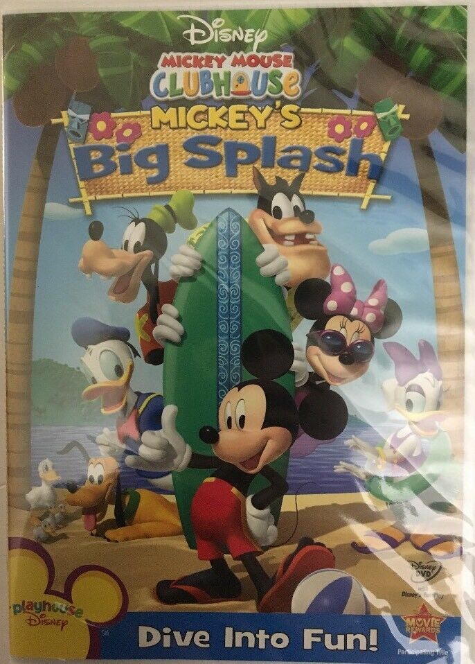 Mickey Mouse Clubhouse:Mickeys Big Splash (DVD 2009)RARE VINTAGE-SHIP N 24 HOURS