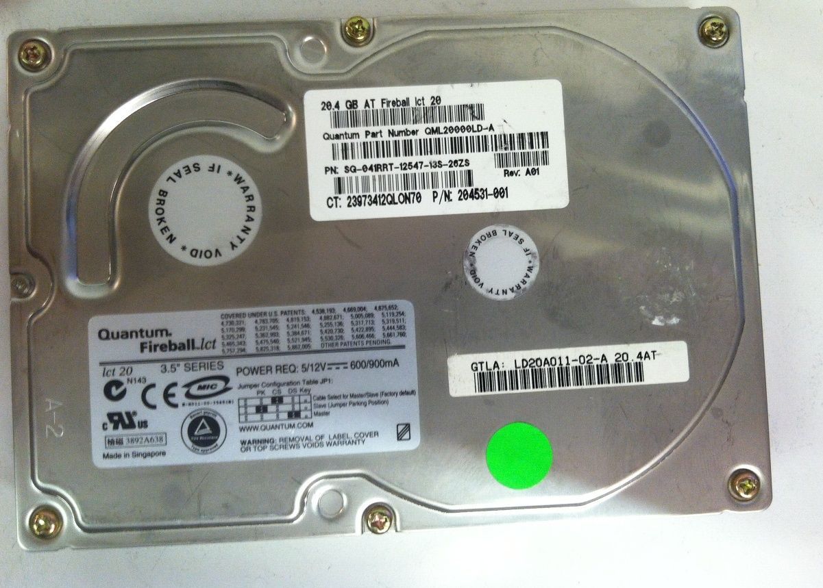 4.3GB Sun Seagate ST34342A 3.5/" 4500 RPM Ultra ATA-3 HDD p//n 370-3176