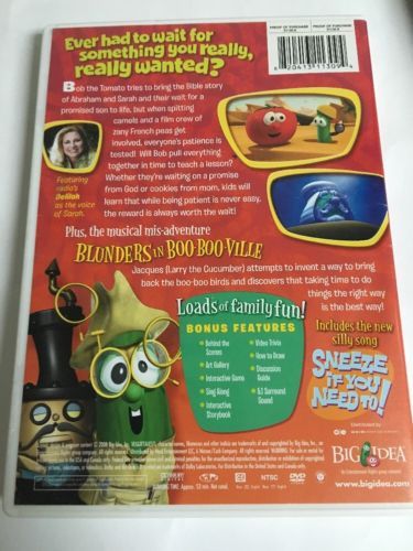 Veggie Tales;Abe And The Amazing Promise-DVD-TESTED-RARE- IN 24 HRS ...