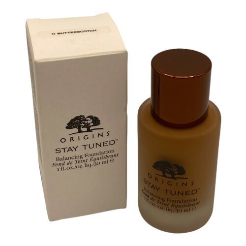 Primary image for Origins Stay Tuned Balancing Foundation #11 BUTTERSCOTCH New in Box 1 oz/ 30ml