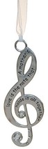 3 Inch Music Lover's Life Is Music Zinc Ornament - Mother - $6.88