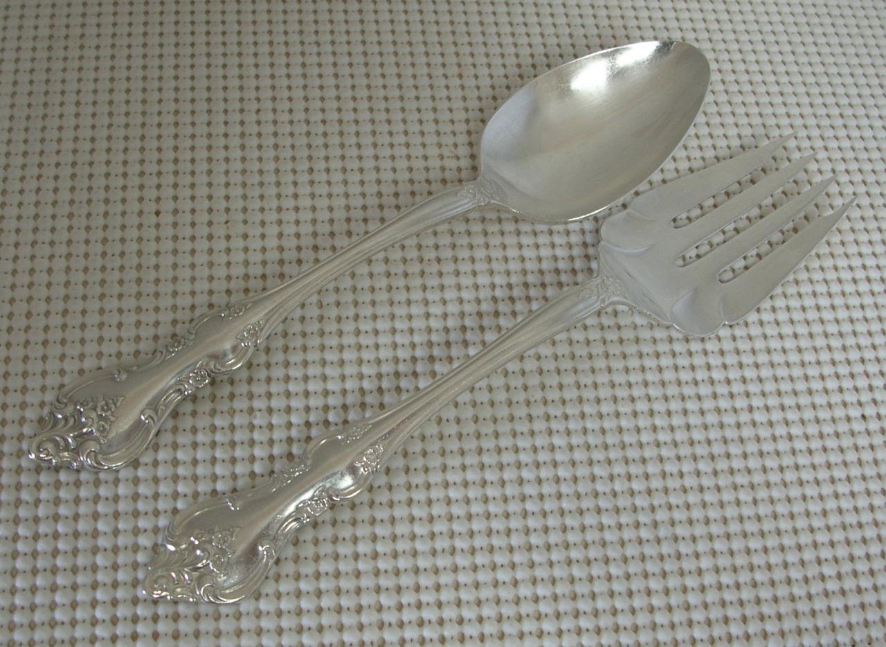 ORLEANS 1964 COLD MEAT SERVING FORK BY 1847 ROGERS BROS 