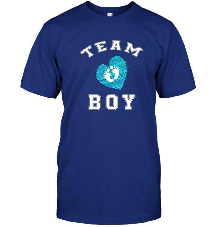 Funny Team Blue Baby Shower Gender Reveal Shirts Funny ...