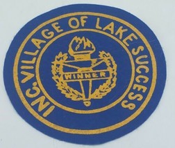 Vintage Felt Patch - Incorporated Village of Lake Success New York &quot;Winn... - $40.54