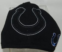Reebok On Field NFL Licensed Indianapolis Colts Black Slouch Beanie image 3