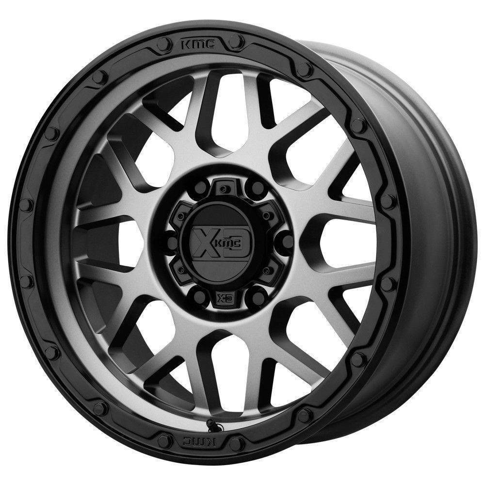 One 20x9 XD XD135 Grenade 5x150 18 Gunmetal Black Lip Wheels Rims - Wheels