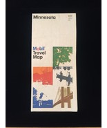 Vintage 80s Mobil Travel Map of Minnesota - $8.00