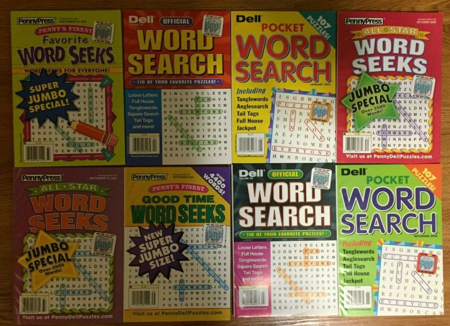 lot-of-8-dell-penny-press-word-search-puzzle-books-all-star-favorite-pocket-j5-everything-else